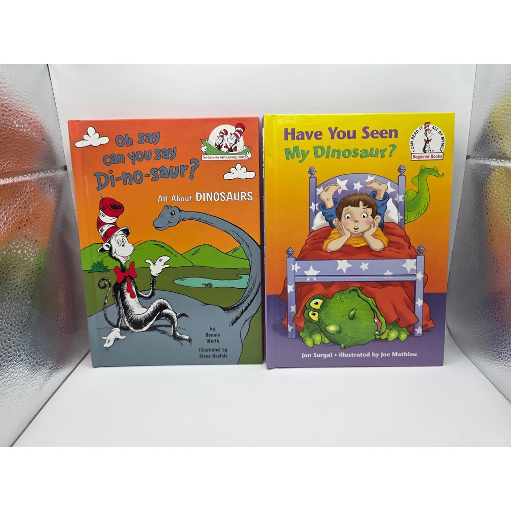 Dr Seuss Dinosaur Books Beginner Books Set of 2